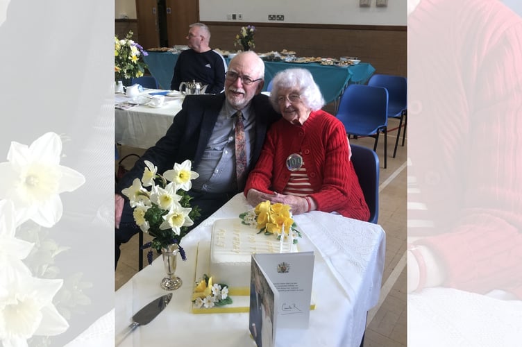 Molly Patient, 100, with her ‘little brother,’ aged 82