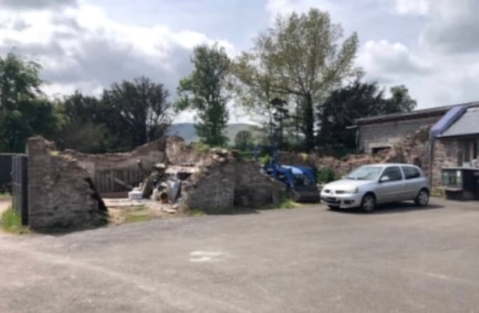 In 2020, the barn was gutted by fire, leaving only the walls standing