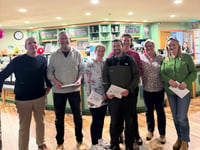 Garden centre fundraiser serves up curry and £813 for charity