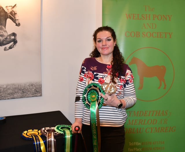 Top honours for Brecon paradriver and 24-year-old cob