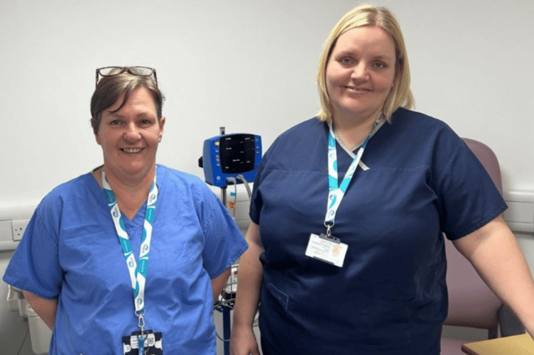 The new preoperative assessment room provides patients with a calm and private space for surgery checks