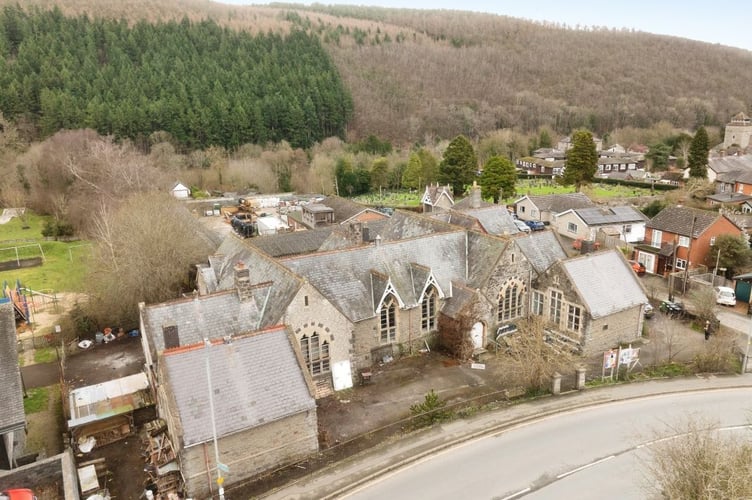 The Old School, Knighton, a Grade II-listed Victorian building, is set for auction
