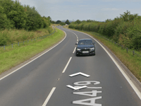 One arrested and one injured in crash between van and motorbike