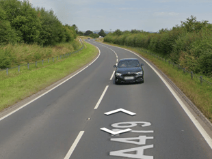 One arrested and one injured in crash between van and motorbike