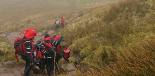 Mountain Rescue Team attend to injured walkers as busy year continues