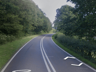 Two taken to hospital following three-vehicle collision on A470