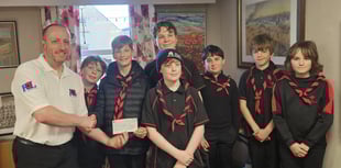 Hay Scouts raise £1,900 in veterans’ sleepout