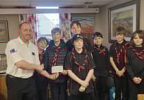 Hay Scouts raise £1,900 in veterans’ sleepout