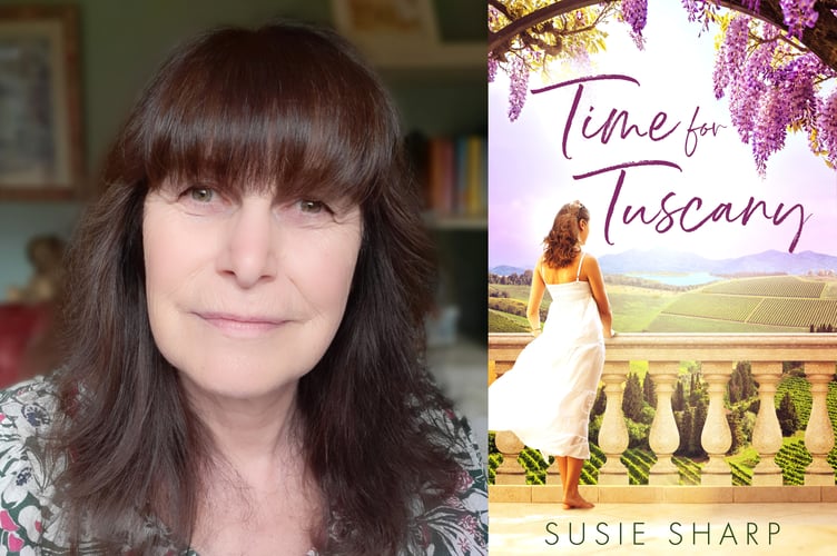 Susie Sharp, author of 'Time For Tuscany' - shortlisted for the 2026 Joan Hessayon Award