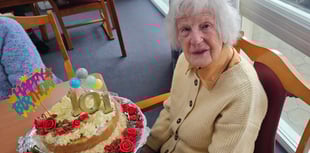 Brecon's Betty celebrates 101st birthday in style