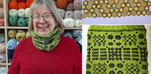 Wonderwool anniversary inspires new cowl and blanket designs