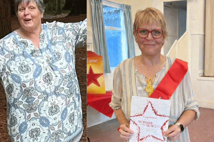 Sharon has celebrated more than 10 stone lost and a new lease on life