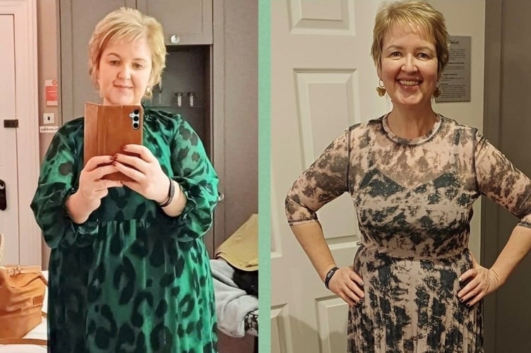 Carol Jones has lost four stone after joining a Slimming World group in Builth Wells