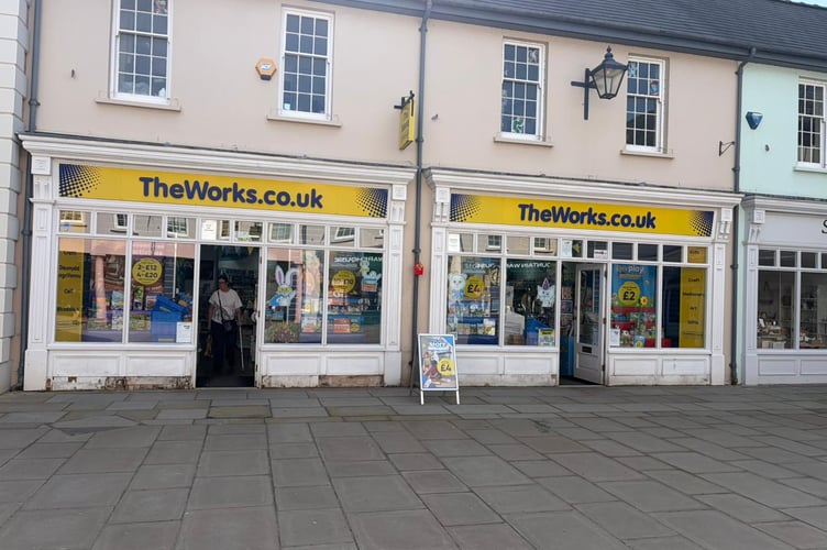 The Works store in Bethel Square, Brecon, which is set to close this summer