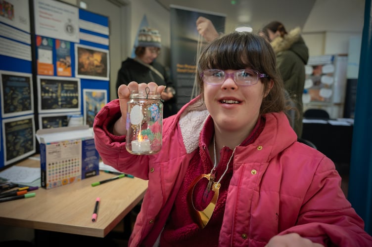Visitors took part in hands-on astronomy and craft activities at the Elan Valley Visitor Centre