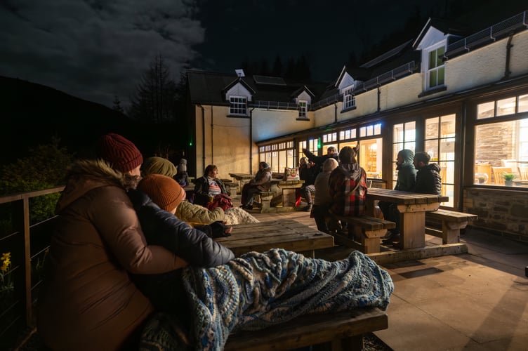 Storyteller Mair Tomos Ifans shares tales under the night sky