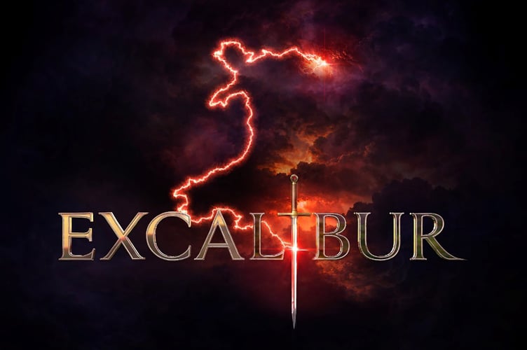The Excalibur film logo