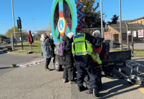 Powys woman arrested after demonstration against the Iran War at RAF Lakenheath