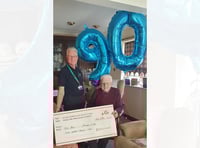 Penybont man marks 90th birthday with £700 charity donation