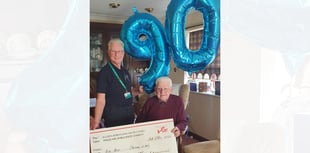 Penybont man marks 90th birthday with £700 charity donation