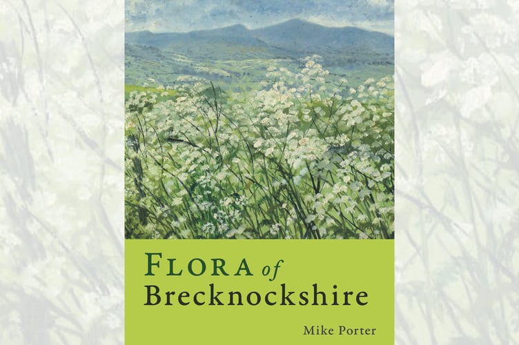 The cover of Flora of Brecknockshire, a new book documenting the county’s plant life