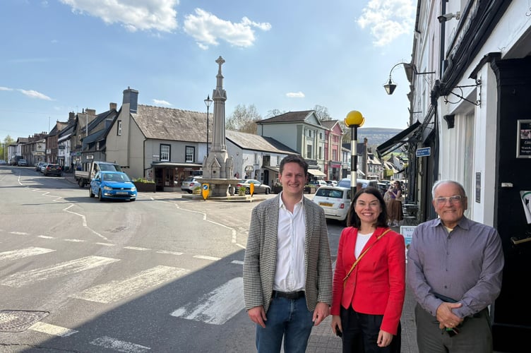 Left to right: David Chadwick, Sarah Olney and Dean Christie