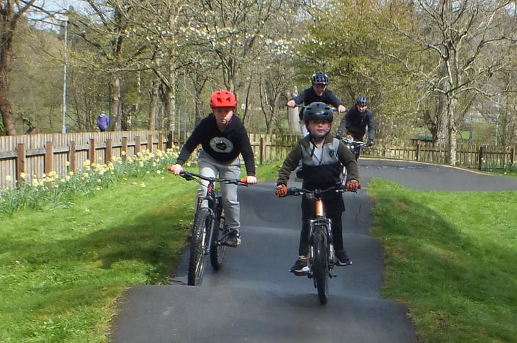 Builth Bike Bash Pump track open day