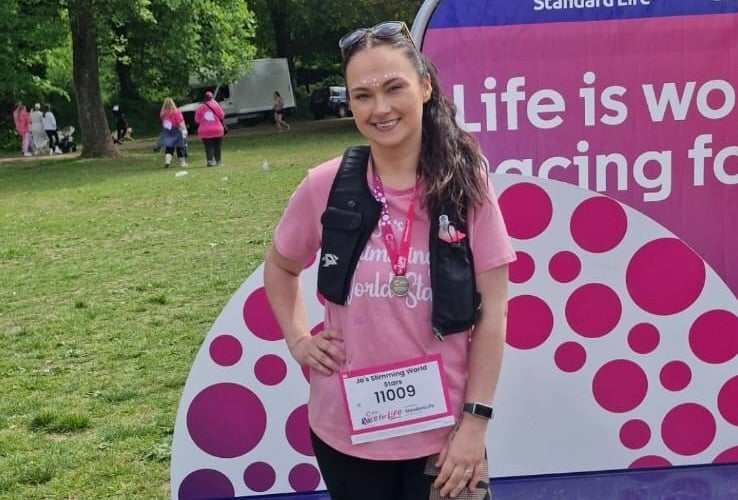 Whitley says losing weight has helped her become more active