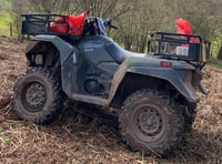 Appeal after quad bike stolen from property near Crickhowell