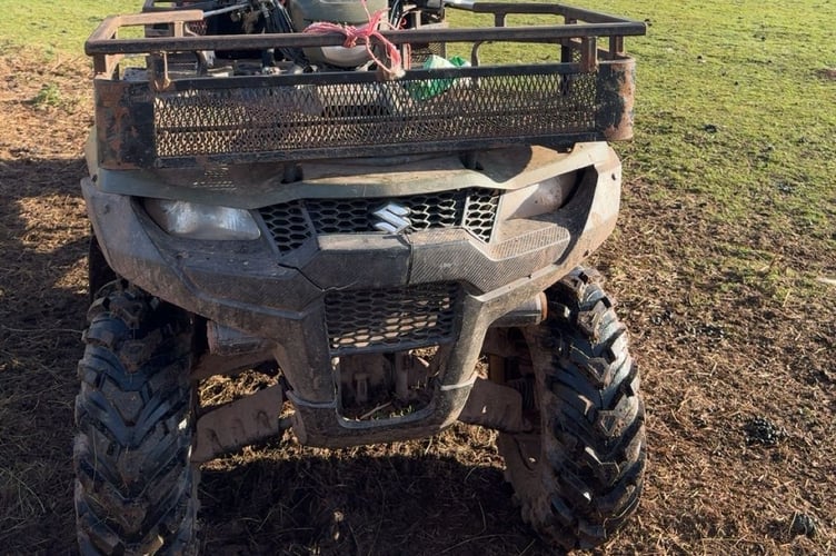 The front of the quad