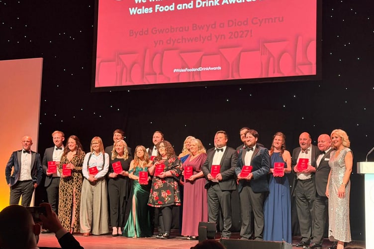 The Wales Food and Drink Awards ceremony was held at the Swansea Building Society Arena