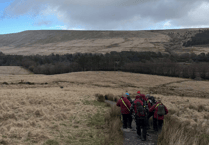 Central Beacons Mountain Rescue Team locate two young people lost on mountain