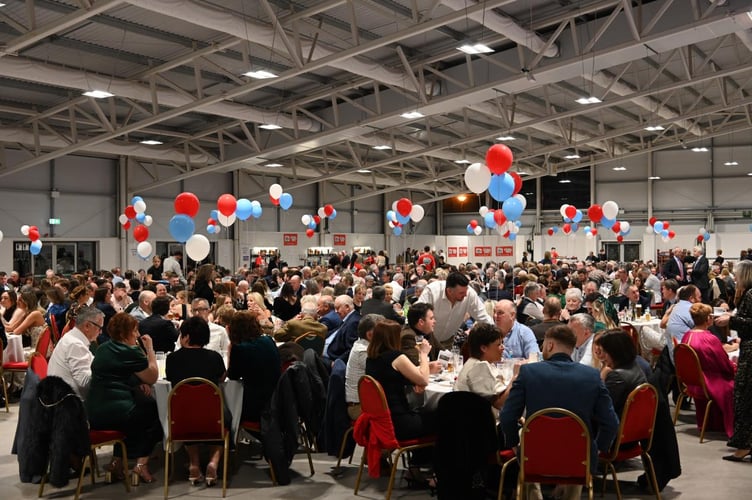 Around 570 people attended a gala dinner at the Royal Welsh Showground in January, which raised £65,000 for The Brain Tumour Charity