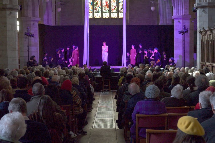 Brecon Cathedral hosted two performances as part of Mid Wales Opera’s OpenStages 2026 project