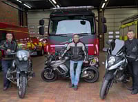 Firefighters set for 750-mile charity ride