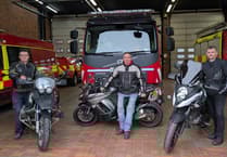 Firefighters set for 750-mile charity ride