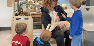 Spring activities a go at Hay-on-Wye Primary School!