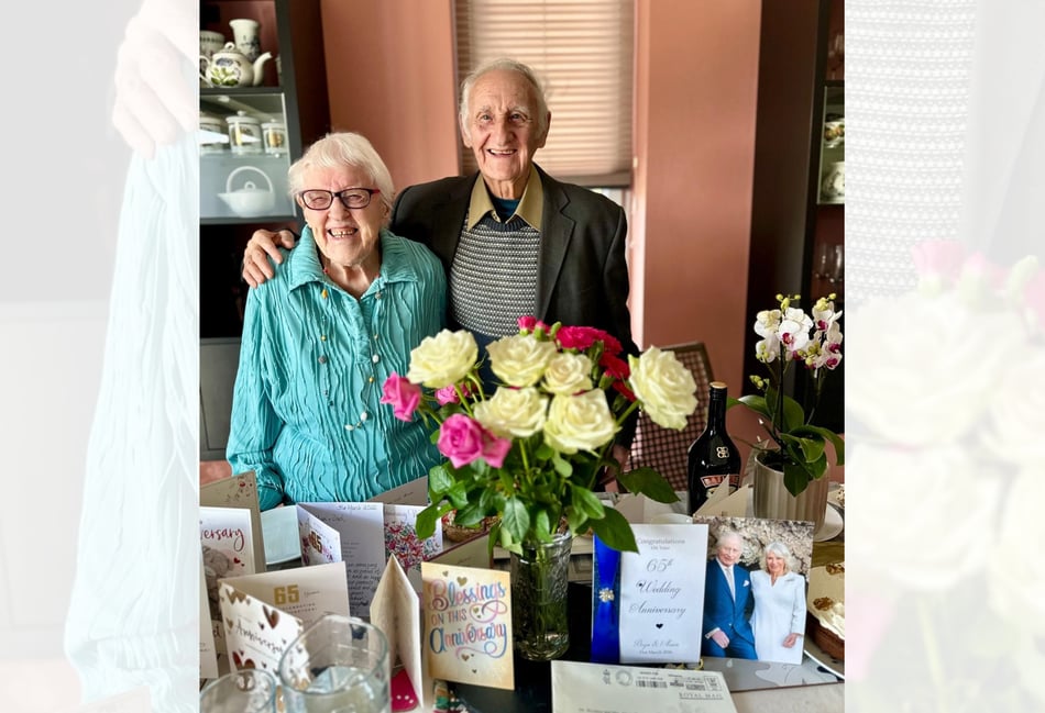 Llandrindod Wells couple celebrate 65 years of marriage