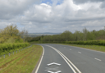 Talgarth to Cwmdu road closed due to collision