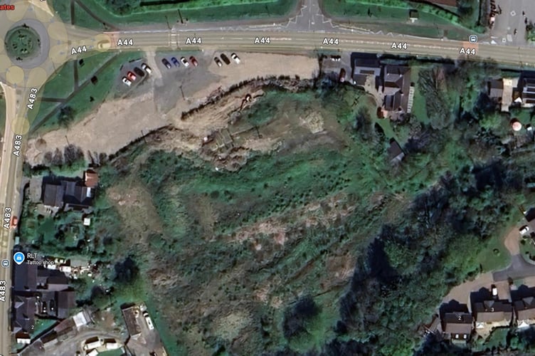 Changes to a historic planning permission for a housing development in Crossgates have been refused by Powys planners