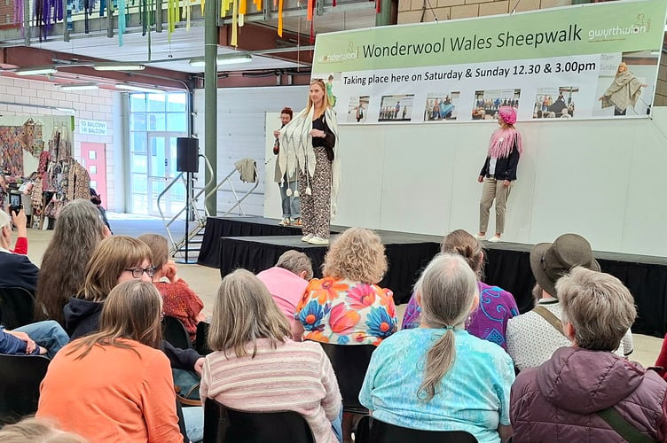 One of the Sheep Walk fashion shows
