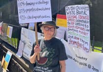 Palestine support group hold 50th vigil in Brecon
