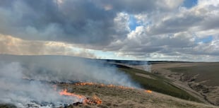 Wildfires continue for fifth day in Elan Valley