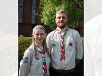 Brecknock Scouts honoured at Windsor Castle with top award