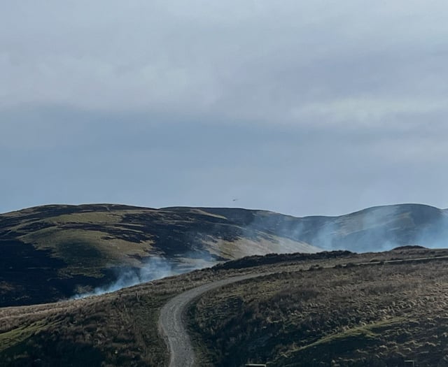 Elan Valley wildfires brought under control after firefighting effort