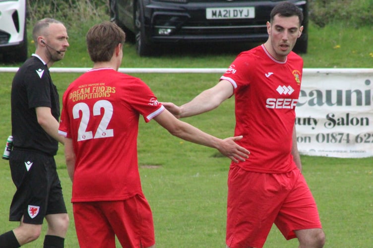Joel Evans was in fine form for Brecon Corries in their victory over Canton