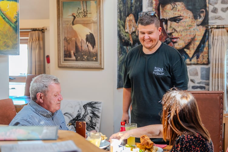 Aaron Jones from Penycae Inn is looking to add the Apprentice of the Year to the Outstanding Individual Special Recognition Award he won last year