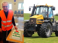 Mervyn Price honoured after 20 years organising tractor run