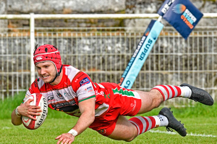 Harri Doel scored two tries in the second half to seal the win for Llandovery