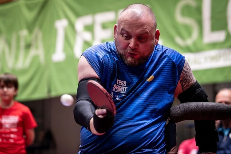 Rob Davies won bronze in the men’s class one event at the ITTF World Para Challenger tournament in Lasko, Slovenia